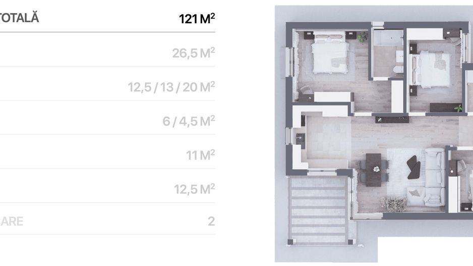 Casă de închiriat în comunitatea rezidențială "MyCorbeanca", Corbeanca - Poză 5