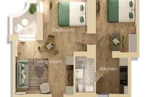 Aparthotel building Unirii B+GF+E+11 floors with 51 apartments, restaurant and SPA - Poză 54