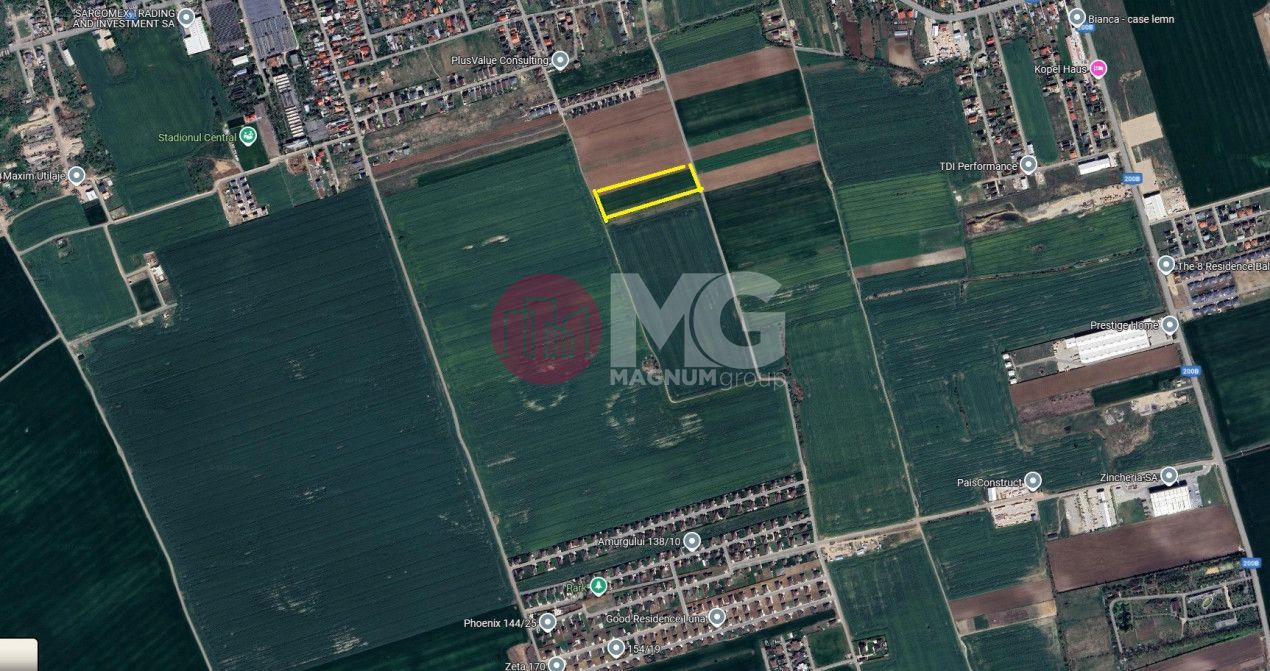 teren de vanzare Balotesti - spate Therme - Poză 2