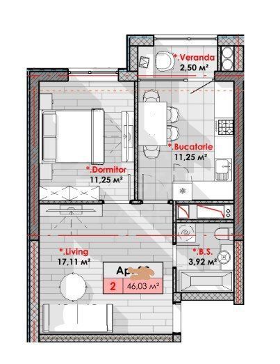 Vânzare, apartament, 1 cameră, str. Calea Moșilor, Râșcani - Poză 3