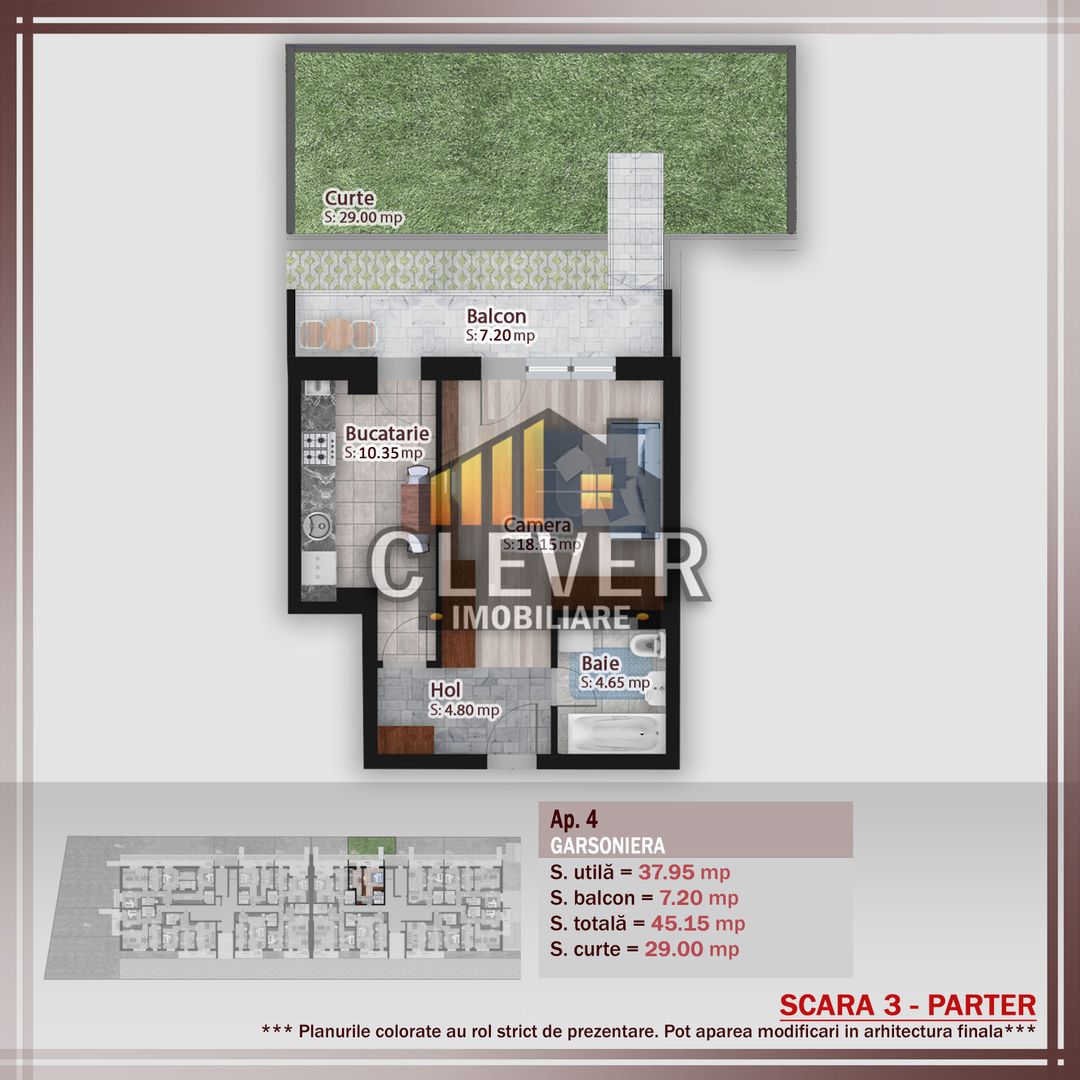 Garsonieră nouă cu gradina privată – Theodor Pallady - Poză 1