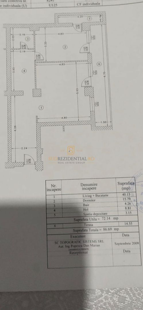 Apartament 2 camere, 86mp –Splaiul Unirii, Comision 0 - Poză 7
