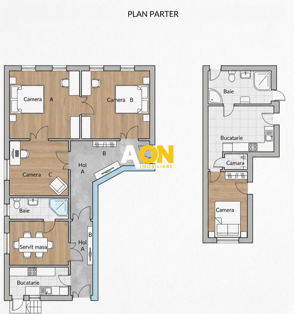 Ocazie! Casă 6 camere, stare buna, 600 mp teren, Centru, zona Tribunal - Poză 6