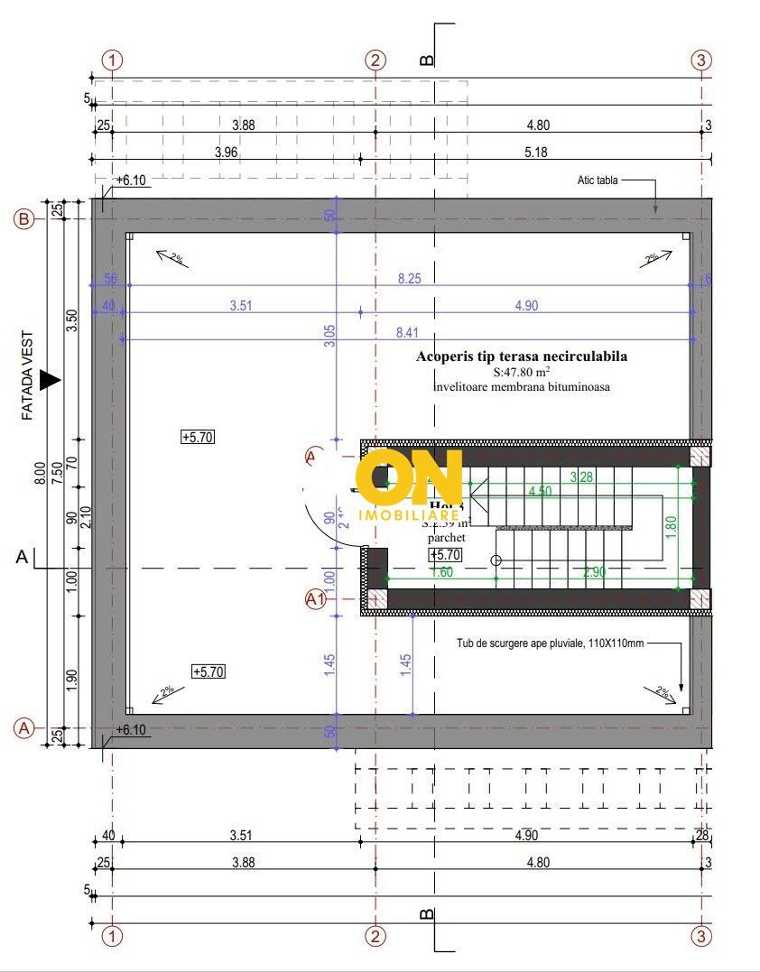 Casa tip insiruit, 4 camere, 186 mp teren, zona premium, Cetate - Schiță 15