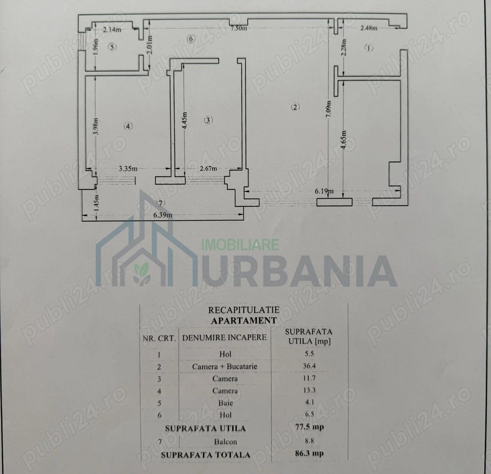 # - Apartament 3 camere, Brown Luxury, Valea Lupului - Poză 8