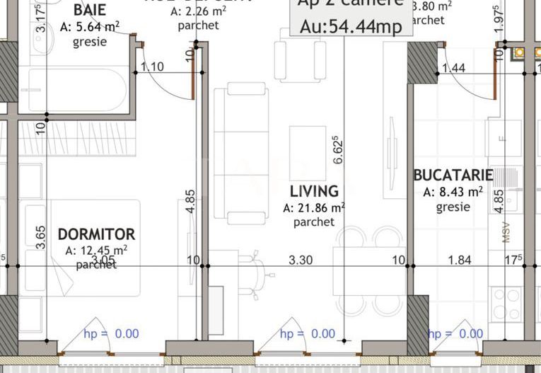 Apartament Nou 2 Camere Semifinisat + Parcare – Iris - Poză 9