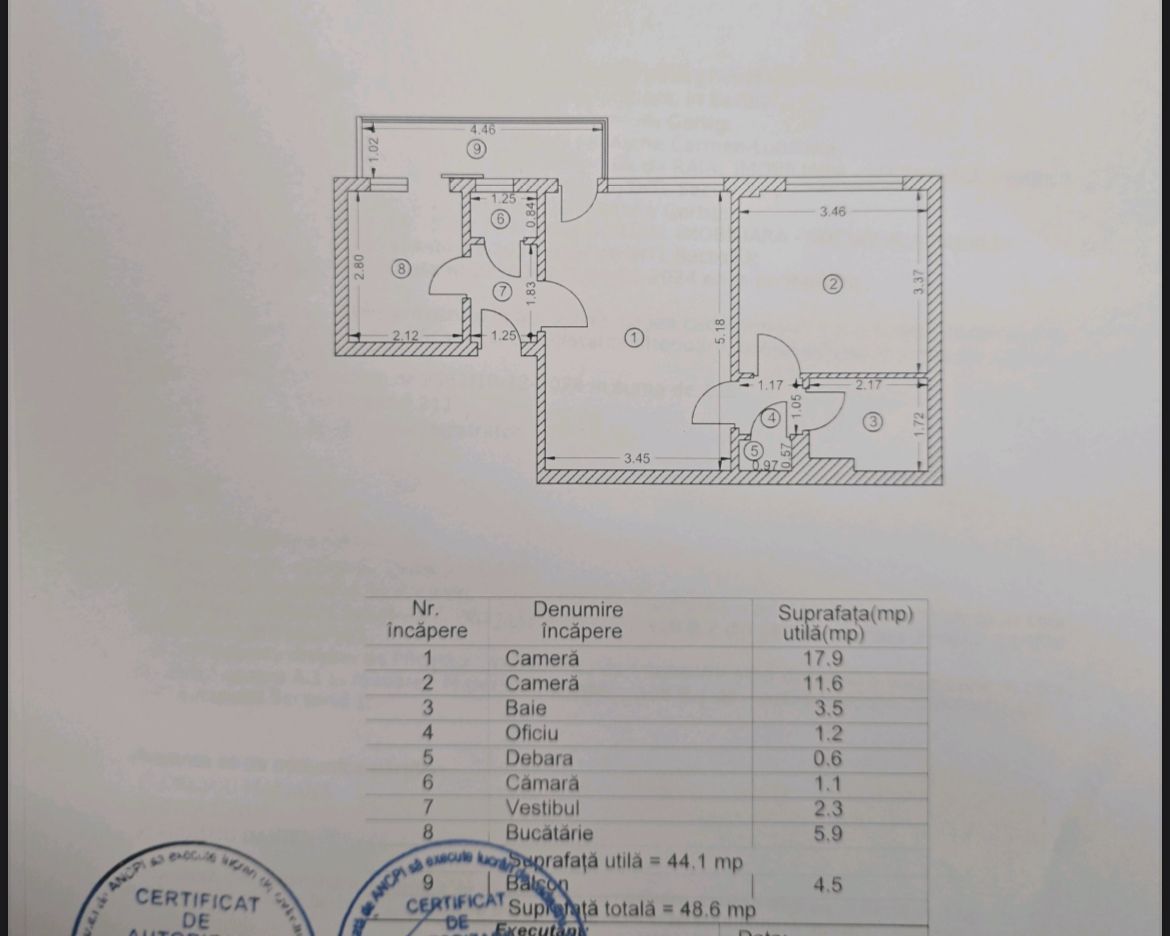 APARTAMENT 2 CAMERE 1 MAI MEDLIFE - Poză 6