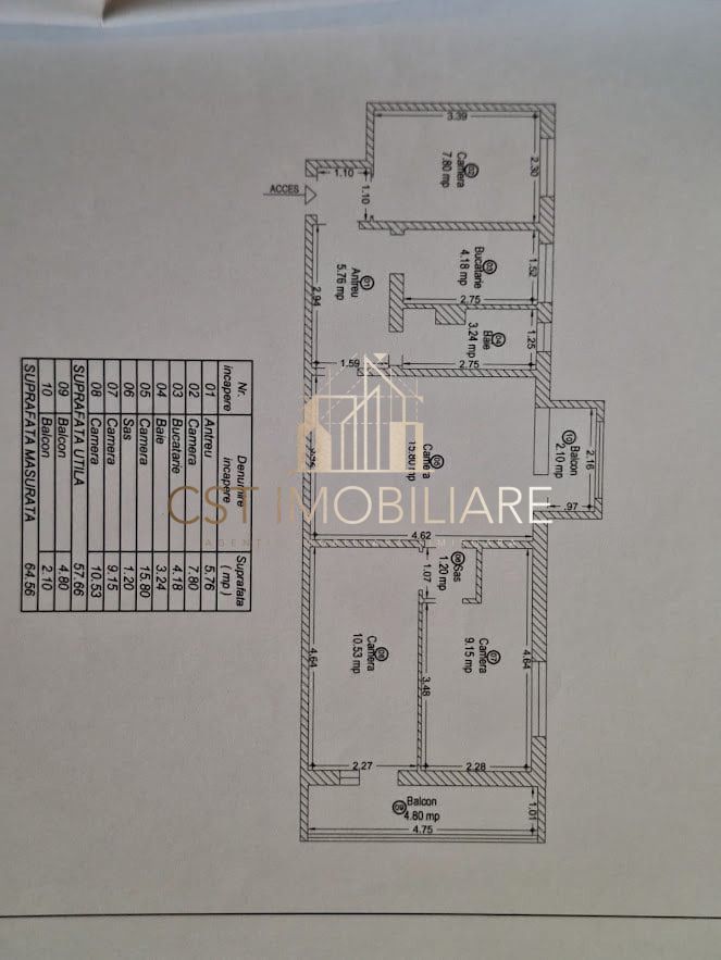 Aparatement 4 camere , Judetean - Poză 8