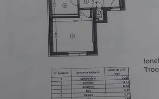 Apartament 2 camere | Emil Racoviță 23 i  | Pipera – Voluntari - Schiță 24