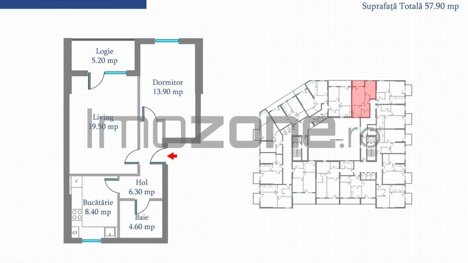 Militari-Metrou Preciziei | 2 Camere | 57.9 mp | Bloc Nou | Mutare rapida - Poză 5