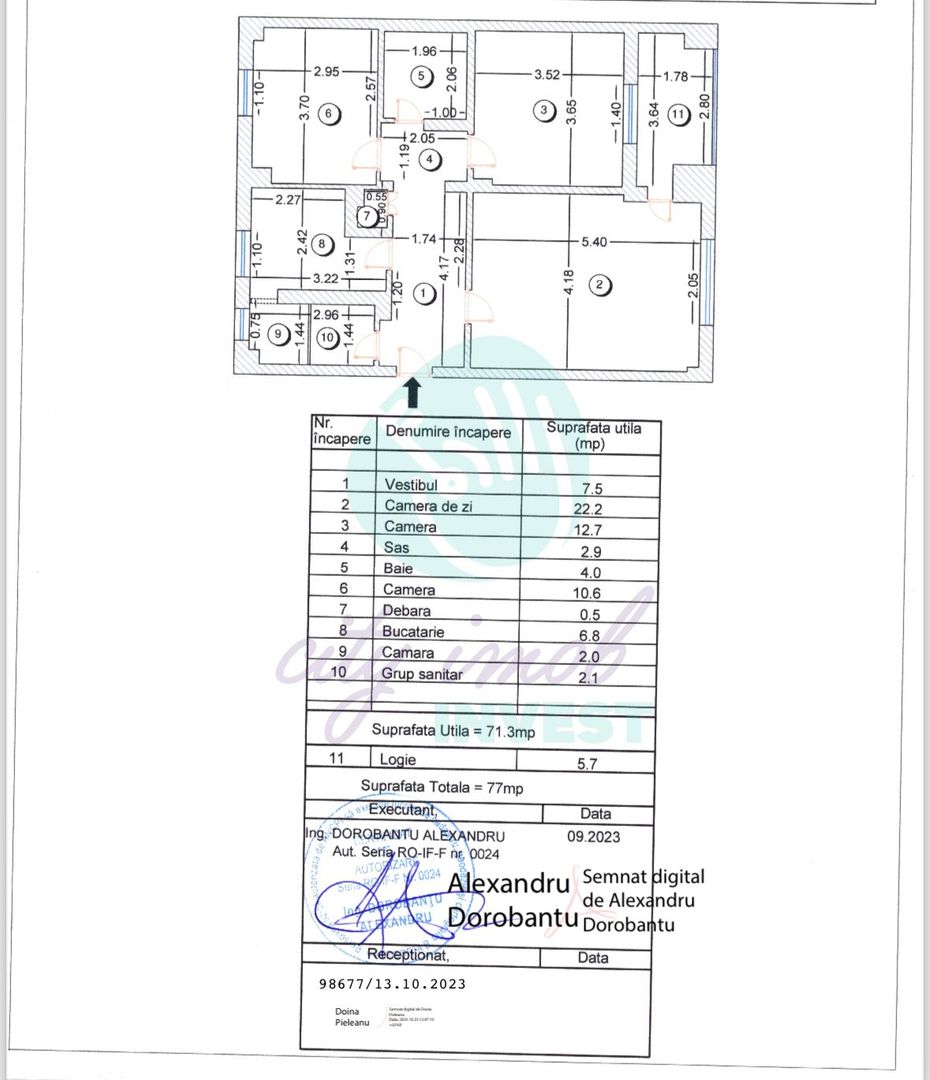 3 camere Calea Calarasilor la 5 min de METROU - Poză 11
