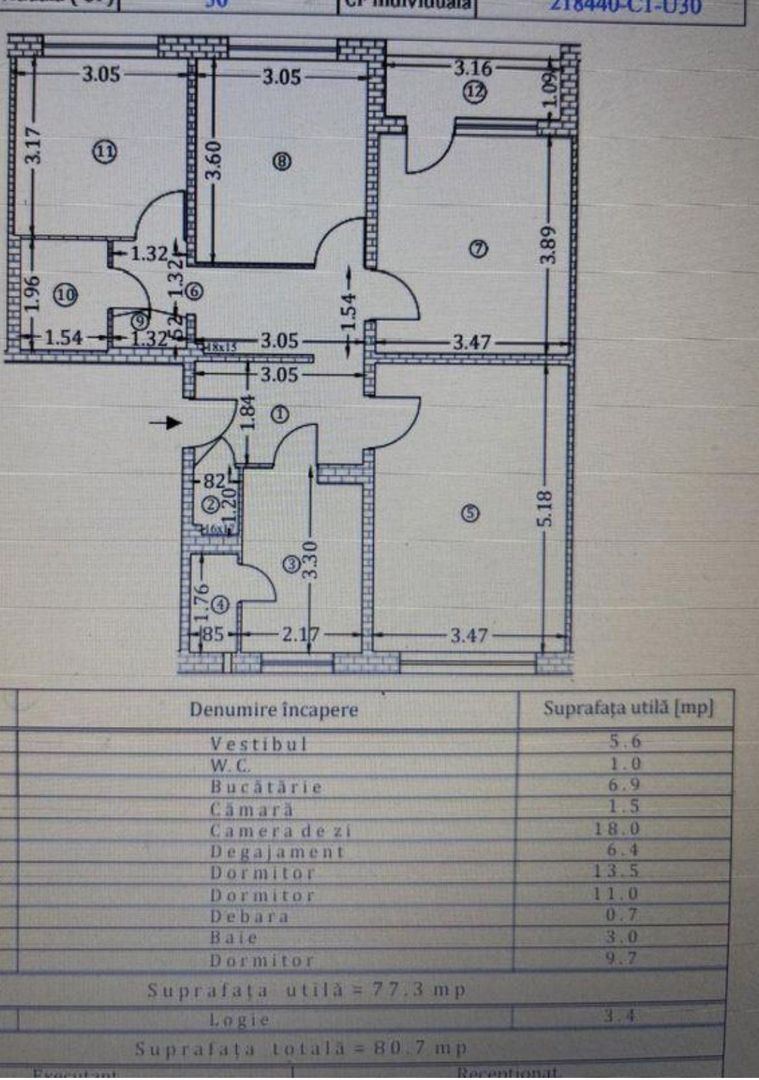 Apartament 4 camere,  Bld. Brancoveanu, zona Izvorul Crisului. - Poză 9