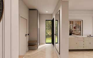 Vila individuala, 4 camere + dressing, finisaje de top, loc de parcare - Poză 9