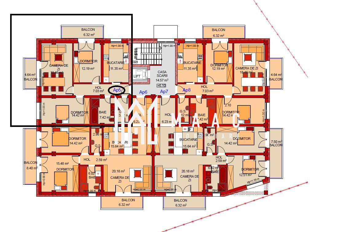 Apartament 3 camere | Etaj 2 | Parcare | Comision 0 | Brana - Poză 1