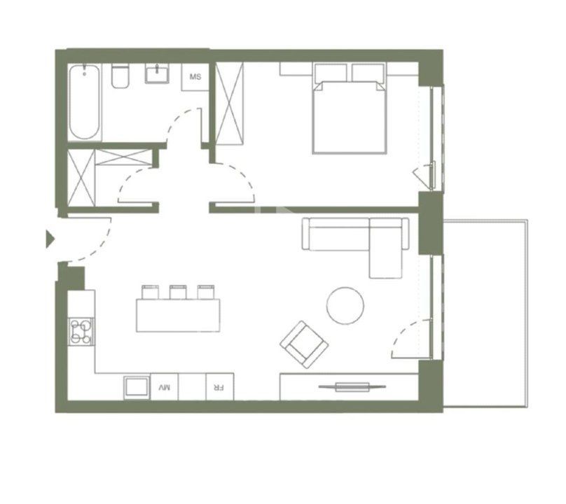 Apartament cu 2 camere | 55 mp | Construcție nouă | Zona Gării - Poză 3