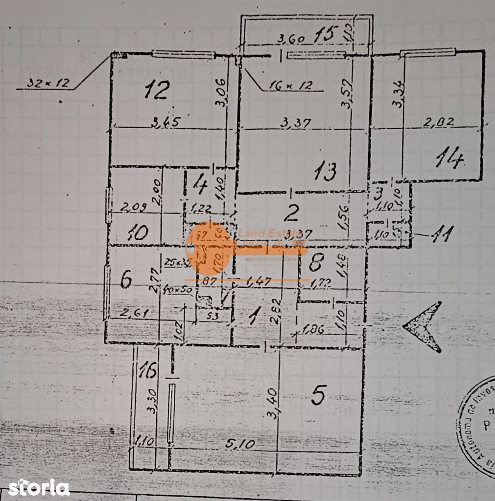 4 camere Turda ( centrala termica-1982 an constructie ) - Poză 2