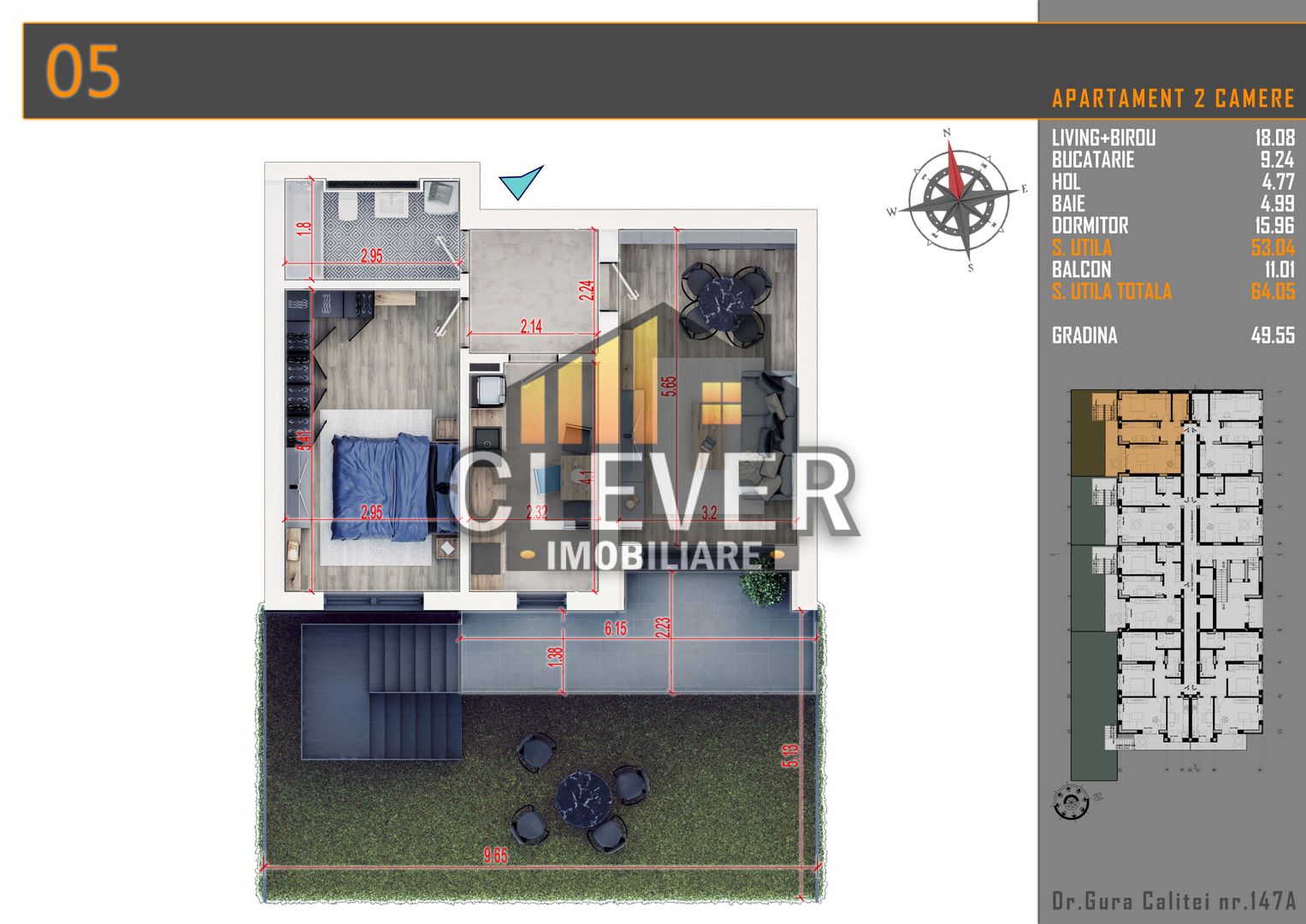 Apartament deosebit 2 camere-Th. Pallady-Gradina Proprie - Poză 1