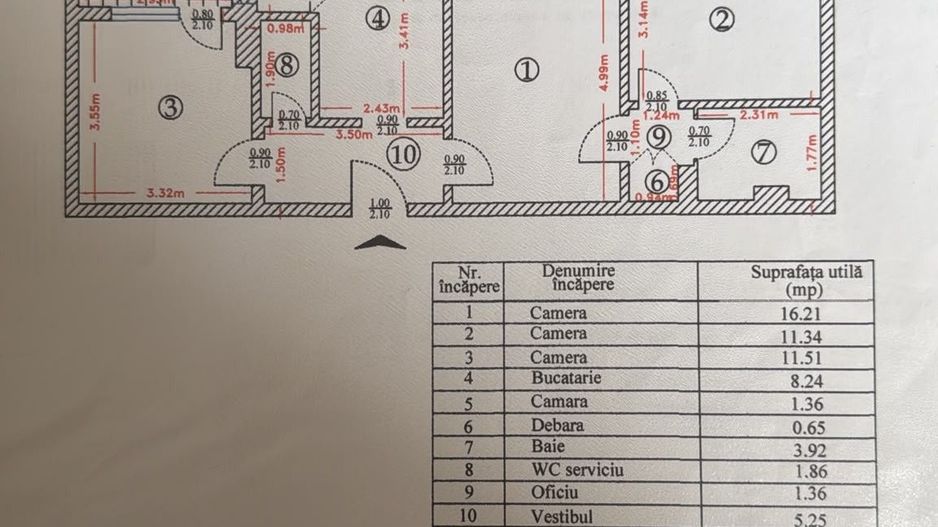 Apartament 3 Camere Obor – Vedere Superbă, Mobilat și Utilat! - Poză 9
