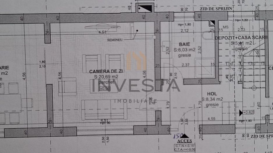 Casa Individuala 165 mp in Grigorescu, ideala pentru locuit sau firma - Schiță 14