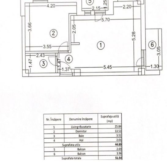 Apartament 2 camere Otopeni central, finisaje la alegere, preț avantajos! - Schiță 7