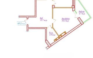 Vânzare, apartament, 2 camere, str. Nicolae Dimo, Durlești - Poză 1