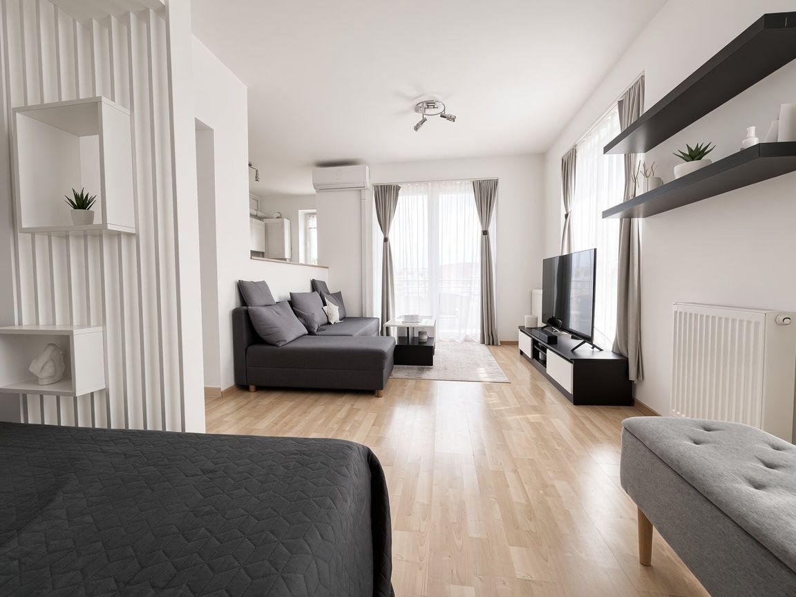 2 CAMERE CU DEBARA ÎN BLOC CONSTRUIT CU KASPER|BOXA ȘI LOC DE PARCARE - Poză 3