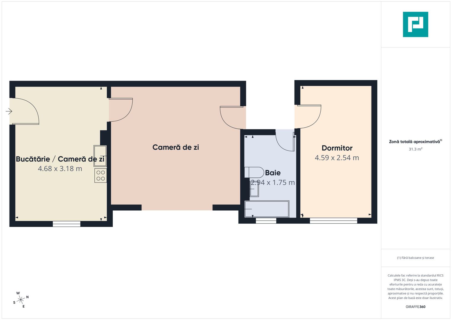 Apartament 2 camere zona Lipovei - Poză 7