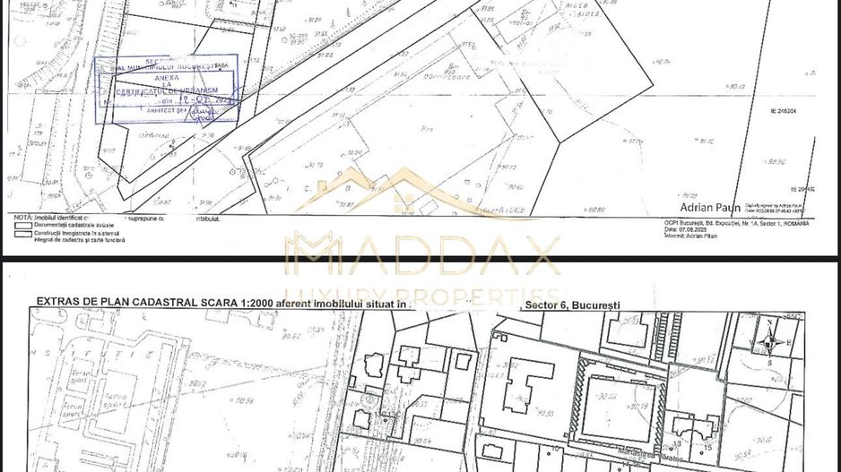 Teren intravilan *3562mp // P+4 // zona Militari - Schiță 4
