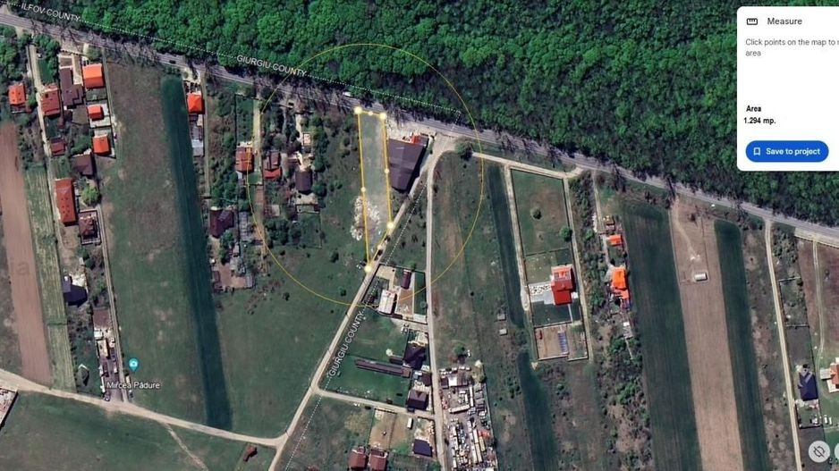 CIOROGARLA - langa Hanul Imparatilor, 1.294 mp. teren cu acces din DJ601 - Poză 1