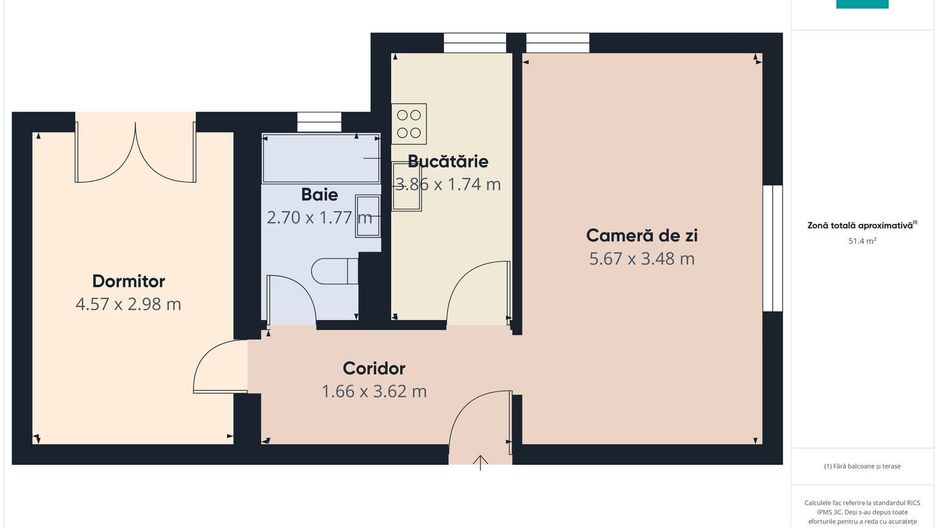 Apartament de lux cu 2 camere in Giroc - Poză 7