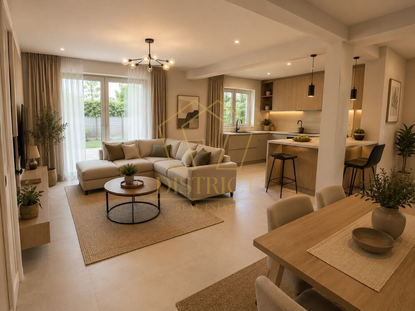 COM 0% Duplex cu 4 camere, despărțit prin camera tehnica | Mosnita Noua - Poză 1