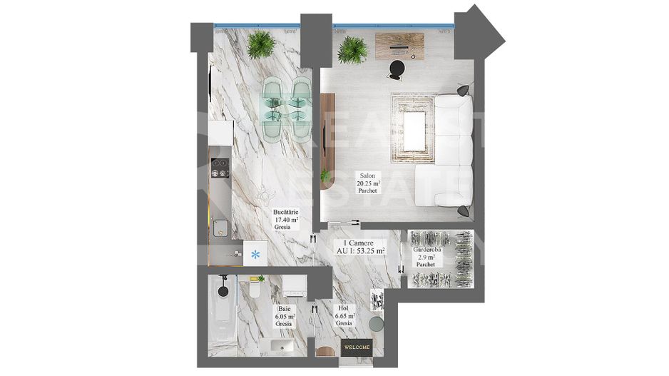 Vânzare, apartament premium cu o cameră, priveliște deosebită - Poză 5