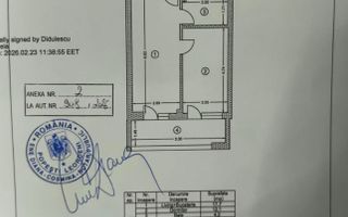 Apartament modern cu 2 camere tip studio, piscină și acces metrou - Schiță 7