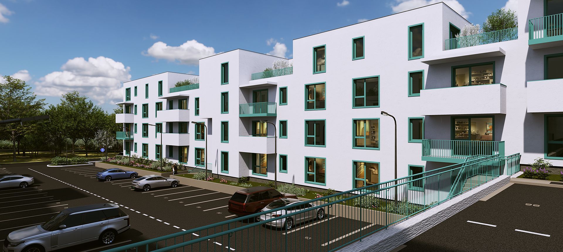 Apartament 3 camere cu 92mp gradina - 181,94mp - CITY NORD 1 Decembrie - Poză 4