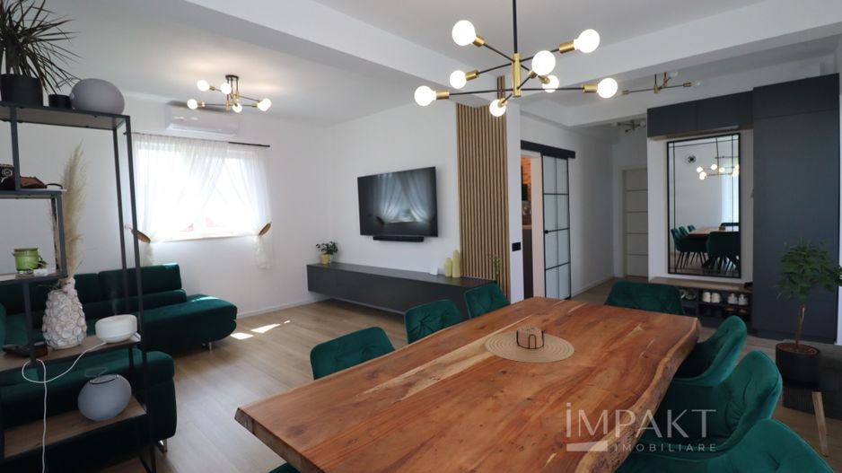 Duplex superb la vanzare, finisat, mobilat, utilat, situat in Chinteni - Poză 2