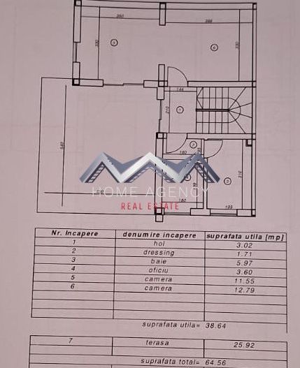 Casă individuală P+1+M cu garaj și terase spațioase – Otopeni Central - Schiță 14