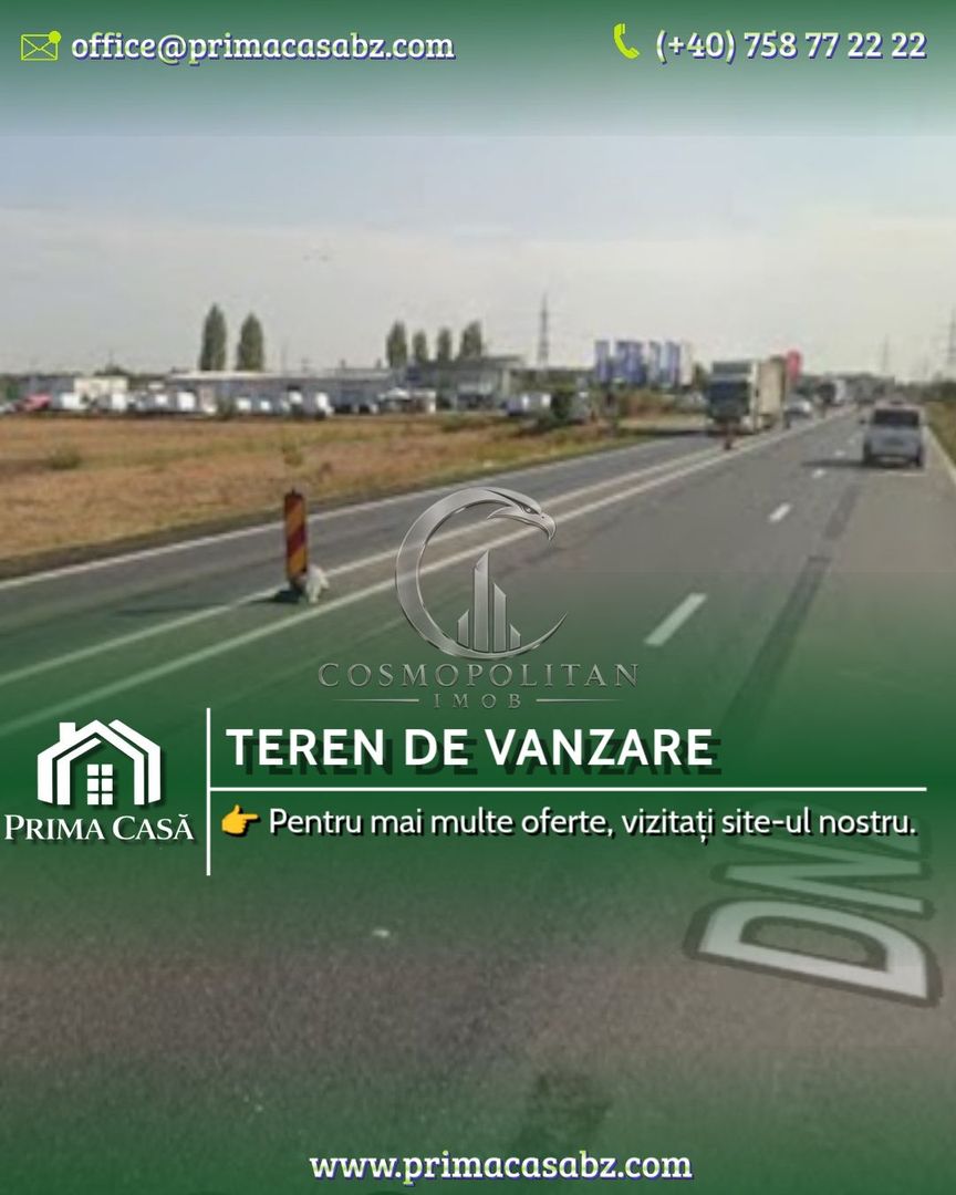 Teren intravilan iesire spre Ploiesti Reprezentanta Ford 5000mp deschidere 36m l - Poză 1