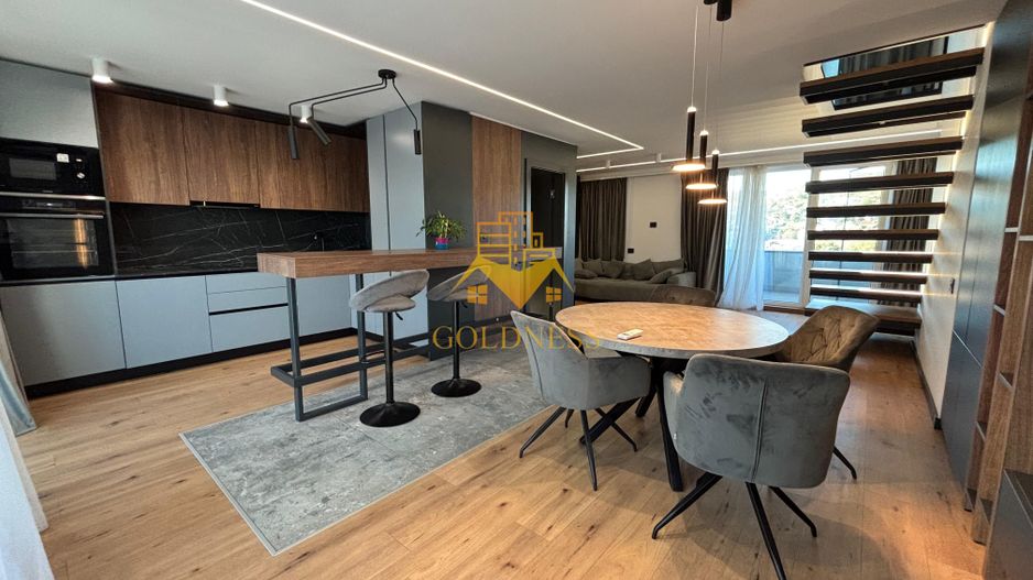 Penthouse mobilat lux, parcare, AC, bloc nou, Semicentral, zona Horea - Poză 1