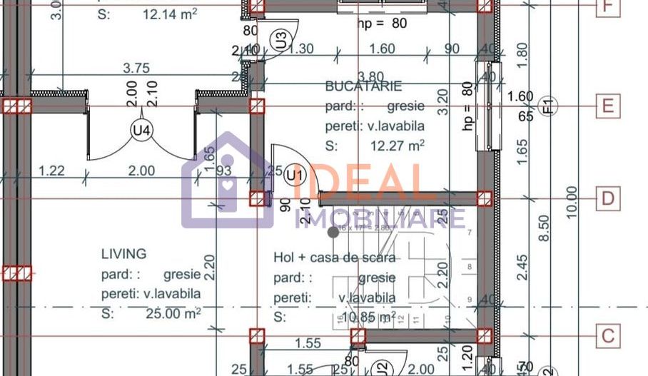 Duplex Modern cu 4 camere, zona Lidl Selimbar - Schiță 4