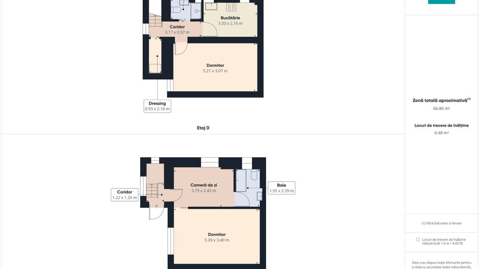 Apartament semicentral cu 2 camere - Poză 20