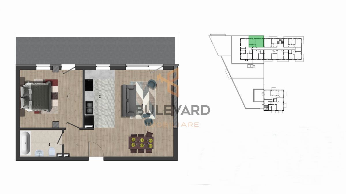 Apartament 2 camere cu CF in cartier Europa! - Poză 4