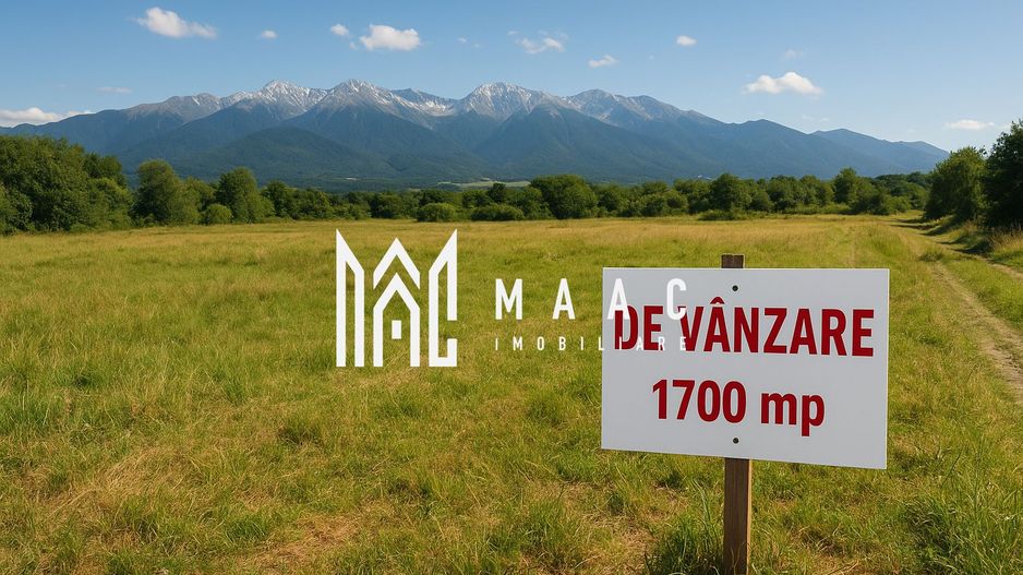 Teren 1.700 mp |  Vedere panoramică| Porumbacu de Jos - Poză 1