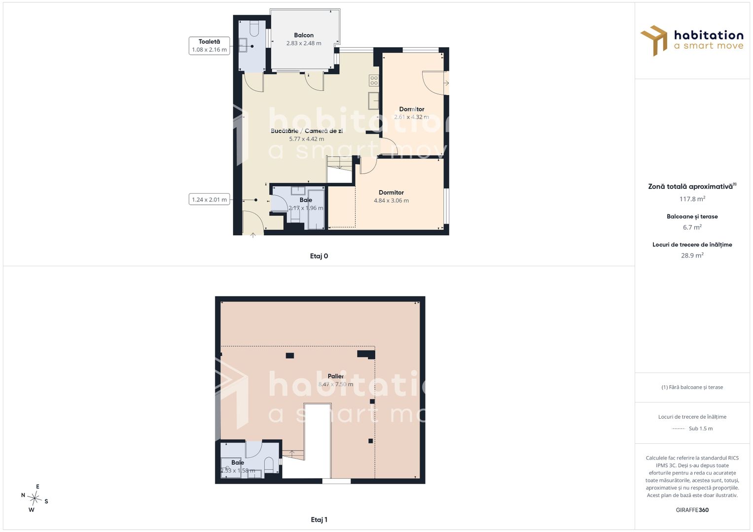 Apartament cu 4 camere, vibrant, cu scara interioară,  in City of Mara - Poză 25