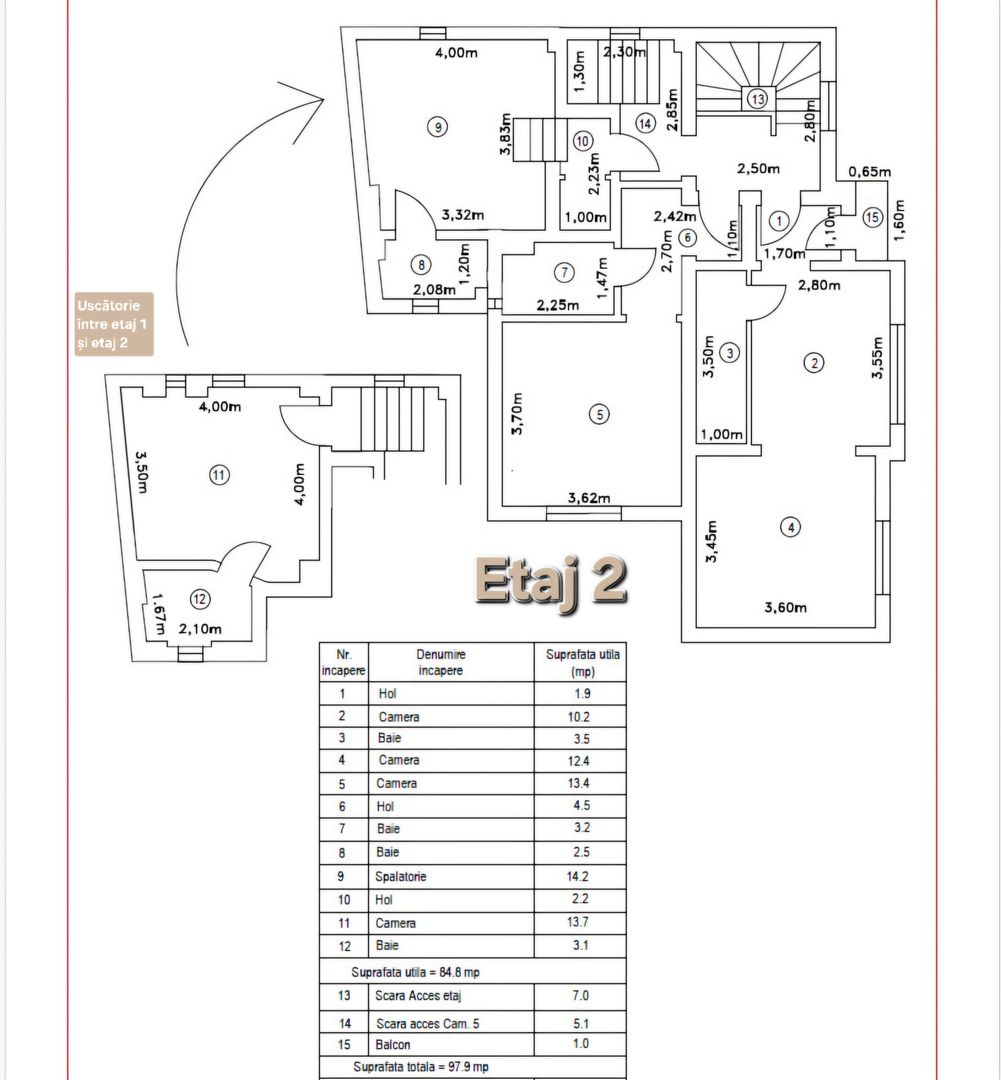 Casa Vila 12 camere de vanzare Calea Calarasilor Bucuresti Sector 3 - Poză 24