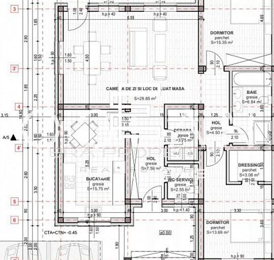 Case pe un singur nivel teren 479 mp cu panouri solare – Cristian/Sibiu - Schiță 6