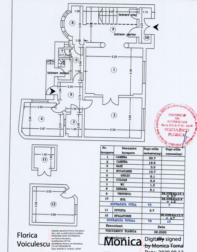 De Vanzare Apartament 3 camere in Vila Istorica p-ta Victoriei Buzesti - Poză 9