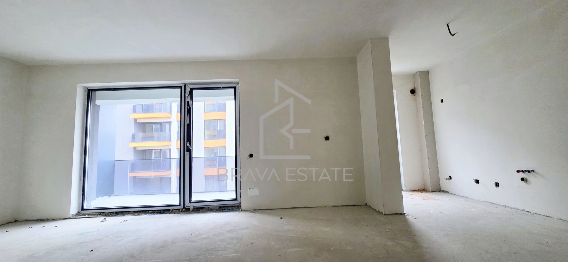 COMISION 0%!Apartament 2 camere,61mp, terasă,semifinisat, Intre Lacuri - Poză 4