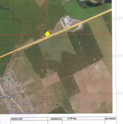 CERNICA - Km.19 - A2 cu pozitie exceptionala, vanzare 3.130 mp. teren in intravilan - Poză 1