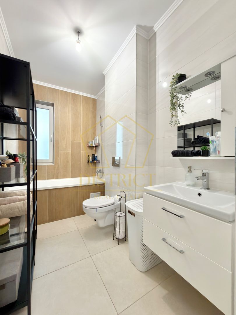 Apartament cu 2 camere mobilat si utilat decomandat la asfalt in Giroc - Chisoda - Poză 13