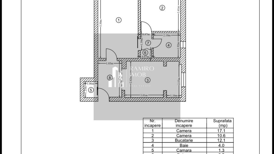 Apartament 2 camere |  Crangasi | Proximitate metrou | Bloc izolat - Poză 6